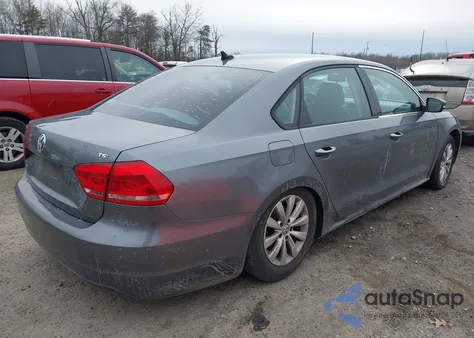 2014 Volkswagen Passat 1.8T Wolfsburg Edition из США, поврежденный, VIN 1VWAS7A36EC093335